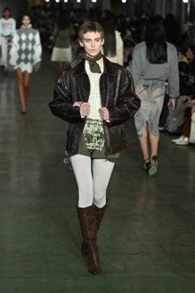 Milan, Milan Women s Fashion Week: Fall Winter 2025 - Marco Rambaldi Fashion Show - Catwalk Milan, Milan Women s Fashion Week: Fall Winter 2025 - Women s Fashion, Fall Winter 2025.- Marco Rambaldi fashion show - catwalk in the photo: model MILAN Italy  Copyright: xIPA ABACAx