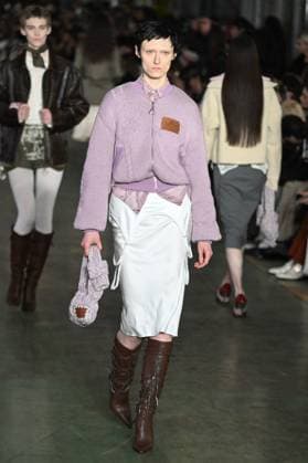 Milan, Milan Women s Fashion Week: Fall Winter 2025 - Women s Fashion, Fall Winter 2025.- Marco Rambaldi fashion show - catwalk in the photo: model  Copyright: xSimonaxChiocciax xipa-agency.netx xSimonaxChiocciax IPA_Agency_IPA54607419