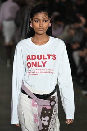 Milan, Milan Women s Fashion Week: Fall Winter 2025 - Marco Rambaldi Fashion Show - Catwalk Milan, Milan Women s Fashion Week: Fall Winter 2025 - Women s Fashion, Fall Winter 2025.- Marco Rambaldi fashion show - catwalk in the photo: model MILAN Italy  Copyright: xIPA ABACAx