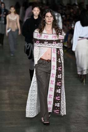 Milan, Milan Women s Fashion Week: Fall Winter 2025 - Marco Rambaldi Fashion Show - Catwalk Milan, Milan Women s Fashion Week: Fall Winter 2025 - Women s Fashion, Fall Winter 2025.- Marco Rambaldi fashion show - catwalk in the photo: model MILAN Italy  Copyright: xIPA ABACAx