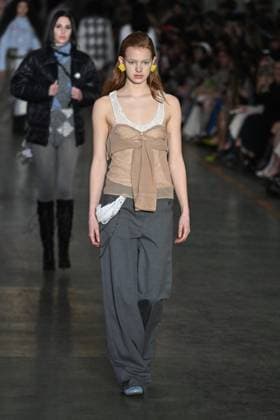 Milan, Milan Women s Fashion Week: Fall Winter 2025 - Marco Rambaldi Fashion Show - Catwalk Milan, Milan Women s Fashion Week: Fall Winter 2025 - Women s Fashion, Fall Winter 2025.- Marco Rambaldi fashion show - catwalk in the photo: model MILAN Italy  Copyright: xIPA ABACAx