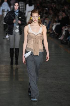 Milan, Milan Women s Fashion Week: Fall Winter 2025 - Marco Rambaldi Fashion Show - Catwalk Milan, Milan Women s Fashion Week: Fall Winter 2025 - Women s Fashion, Fall Winter 2025.- Marco Rambaldi fashion show - catwalk in the photo: model MILAN Italy  Copyright: xIPA ABACAx