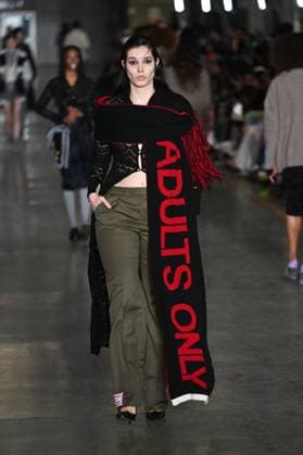 Milan, Milan Women s Fashion Week: Fall Winter 2025 - Women s Fashion, Fall Winter 2025.- Marco Rambaldi fashion show - catwalk in the photo: model  Copyright: xSimonaxChiocciax xipa-agency.netx xSimonaxChiocciax IPA_Agency_IPA54607485