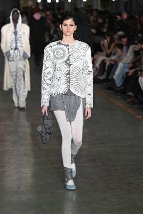 Milan, Milan Women s Fashion Week: Fall Winter 2025 - Women s Fashion, Fall Winter 2025.- Marco Rambaldi fashion show - catwalk in the photo: model  Copyright: xSimonaxChiocciax xipa-agency.netx xSimonaxChiocciax IPA_Agency_IPA54607512