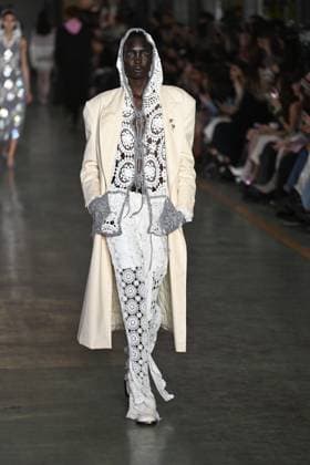 Milan, Milan Women s Fashion Week: Fall Winter 2025 - Women s Fashion, Fall Winter 2025.- Marco Rambaldi fashion show - catwalk in the photo: model  Copyright: xSimonaxChiocciax xipa-agency.netx xSimonaxChiocciax IPA_Agency_IPA54607515
