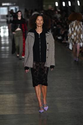 Milan, Milan Women s Fashion Week: Fall Winter 2025 - Marco Rambaldi Fashion Show - Catwalk Milan, Milan Women s Fashion Week: Fall Winter 2025 - Women s Fashion, Fall Winter 2025.- Marco Rambaldi fashion show - catwalk in the photo: model MILAN Italy  Copyright: xIPA ABACAx
