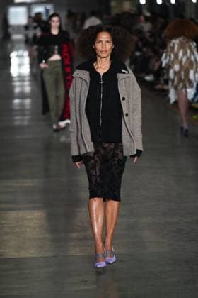 Milan, Milan Women s Fashion Week: Fall Winter 2025 - Marco Rambaldi Fashion Show - Catwalk Milan, Milan Women s Fashion Week: Fall Winter 2025 - Women s Fashion, Fall Winter 2025.- Marco Rambaldi fashion show - catwalk in the photo: model MILAN Italy  Copyright: xIPA ABACAx