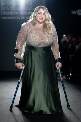 The WOMderful Inclusive Fashion Show by Benedetta De Luca The WOMderful Inclusive Fashion Show by Benedetta De Luca, exclusive event during Milan Fashion Week to promote inclusion in fashion. In the photo Benedetta De Luca. Milan, Italy 26 Feb 2025, Credit:Rossella Papetti Avalon Italy, Milano, Milan  Copyright: xRossellaxPapettix xAvalonx 0969203990