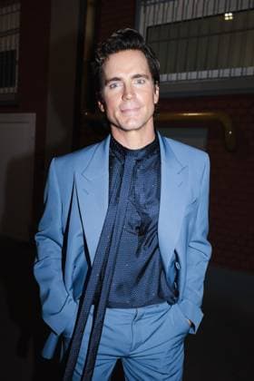 Milan, Milan Women s Fashion Week: Fall Winter 2025 - Fendi 100th Anniversary Party - Arrivals. Pictured: Matt Bomer (Actor)  Copyright: xAlessandroxBremecx xipa-agency.netx xx IPA_Agency_IPA54626224