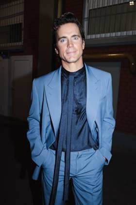 Milan, Milan Women s Fashion Week: Fall Winter 2025 - Fendi 100th Anniversary Party - Arrivals. Pictured: Matt Bomer (Actor)  Copyright: xAlessandroxBremecx xipa-agency.netx xx IPA_Agency_IPA54626243