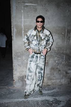 Milan, Milan Women s Fashion Week: Fall Winter 2025 - Women s Fashion, Fall Winter 2025 - Antonio Marras Show - Front Row Guests. In the photo: Tedua (Rapper)  Copyright: xAlessandroxBremecx xipa-agency.netx xx IPA_Agency_IPA54627052