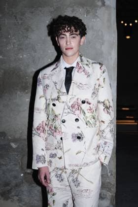Milan, Milan Women s Fashion Week: Fall Winter 2025 - Women s Fashion, Fall Winter 2025 - Antonio Marras Fashion Show - Front Row Guests. In the photo: Michele Bravi (Singer)  Copyright: xAlessandroxBremecx xipa-agency.netx xx IPA_Agency_IPA54627065