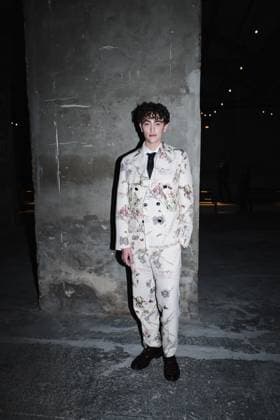 Milan, Milan Women s Fashion Week: Fall Winter 2025 - Women s Fashion, Fall Winter 2025 - Antonio Marras Fashion Show - Front Row Guests. In the photo: Michele Bravi (Singer)  Copyright: xAlessandroxBremecx xipa-agency.netx xx IPA_Agency_IPA54627071