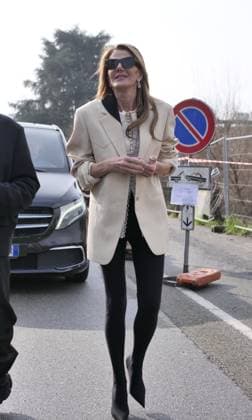 Milan, Milan Women s Fashion Week: Fall Winter 2025- Women s Fashion, Fall Winter 2025.- Jil Sander fashion show - arrivals - In the photo: Anna Dello Russo  Copyright: xLucaxPontix xipa-agency.netx xx IPA_Agency_IPA54628063