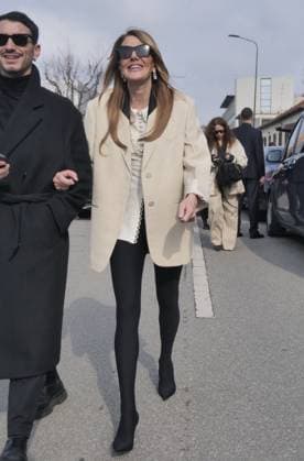 Milan, Milan Women s Fashion Week: Fall Winter 2025- Women s Fashion, Fall Winter 2025.- Jil Sander fashion show - arrivals - In the photo: Anna Dello Russo  Copyright: xLucaxPontix xipa-agency.netx xx IPA_Agency_IPA54627990