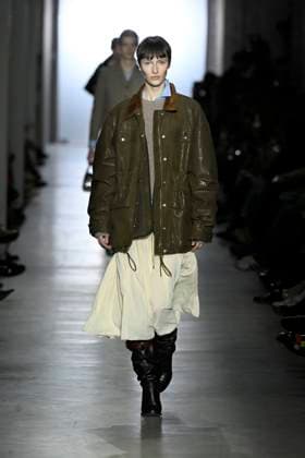 Onitsuka Tiger Ready to wear fall winter 2025:26; MILAN February 2025 Onitsuka Tiger Ready to wear fall winter 2025:26; MILAN February 2025, Credit:Zeppelin Avalon  Copyright: xZeppelinx xAvalonx 0969483520