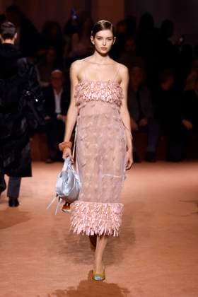 Fendi Ready to wear fall winter 2025:26; MILAN February 2025 Fendi Ready to wear fall winter 2025:26; MILAN February 2025, Credit:Zeppelin Avalon  Copyright: xZeppelinx xAvalonx 0969487338