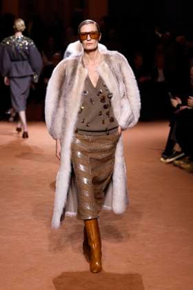 Fendi Ready to wear fall winter 2025:26; MILAN February 2025 Fendi Ready to wear fall winter 2025:26; MILAN February 2025, Credit:Zeppelin Avalon  Copyright: xZeppelinx xAvalonx 0969484929