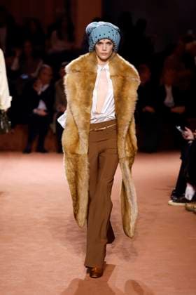 Fendi Ready to wear fall winter 2025:26; MILAN February 2025 Fendi Ready to wear fall winter 2025:26; MILAN February 2025, Credit:Zeppelin Avalon  Copyright: xZeppelinx xAvalonx 0969485765
