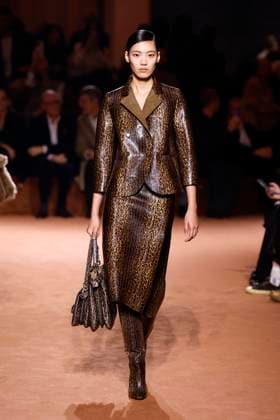 Fendi Ready to wear fall winter 2025:26; MILAN February 2025 Fendi Ready to wear fall winter 2025:26; MILAN February 2025, Credit:Zeppelin Avalon  Copyright: xZeppelinx xAvalonx 0969485857