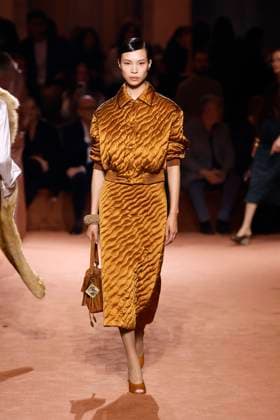Fendi Ready to wear fall winter 2025:26; MILAN February 2025 Fendi Ready to wear fall winter 2025:26; MILAN February 2025, Credit:Zeppelin Avalon  Copyright: xZeppelinx xAvalonx 0969485997