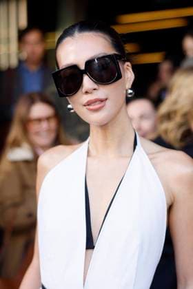 MFW - Max Mara Arrivals Molly Chiang is arriving to the Max Mara’s fashion show during the Milan Fashion Week - Womenswear Fall Winter 2025 2026 on February 27, 2025 in Milan, Italy. Photo by Marco Piovanotto ABACAPRESS.COM Milan Italy  Copyright: xPiovanottoxMarco ABACAx