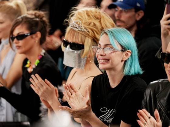 Milan, Milan Women s Fashion Week: Fall Winter 2025 - Blumarine fashion show - front row - Pictured: Rose Villain, Miss Keta  Copyright: xRiccardoxGiordanox xipa-agency.netx xRiccardoxGiordanox IPA_Agency_IPA54642760