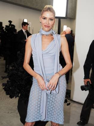 Milan, Milan Women s Fashion Week: Fall Winter 2025 - Blumarine fashion show - front row - In the photo: Lena Perminova  Copyright: xRiccardoxGiordanox xipa-agency.netx xRiccardoxGiordanox IPA_Agency_IPA54642861