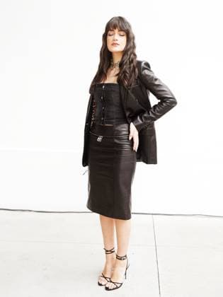 Milan, Milan Women s Fashion Week: Fall Winter 2025 - Blumarine fashion show - front row - Pictured: Ginevra Ferro  Copyright: xRiccardoxGiordanox xipa-agency.netx xRiccardoxGiordanox IPA_Agency_IPA54642930