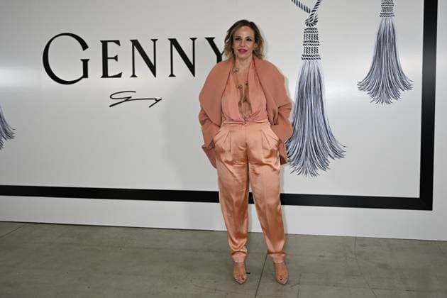 Milan, Milan Women s Fashion Week: Fall Winter 2025 - Women s Fashion, Fall Winter 2025.- Genny fashion show - guests in the photo: Antonella Franceschelli  Copyright: xSimonaxChiocciax xipa-agency.netx xSimonaxChiocciax IPA_Agency_IPA54643756