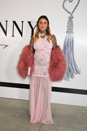 Milan, Milan Women s Fashion Week: Fall Winter 2025 - Women s Fashion, Fall Winter 2025.- Genny fashion show - guests in the photo: Zoe Cristofoli  Copyright: xSimonaxChiocciax xipa-agency.netx xSimonaxChiocciax IPA_Agency_IPA54643921