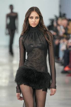 Milan, Milan Women s Fashion Week: Fall Winter 2025 26 - Women s Fashion, Fall Winter 2025 26 - Blumarine fashion show - catwalk in the photo: Model  Copyright: xRiccardoxGIordanox xipa-agency.netx xRiccardoxGIordanox IPA_Agency_IPA54644454