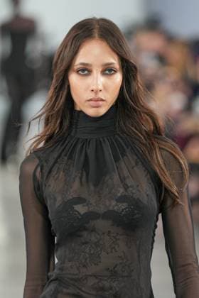 Milan, Milan Women s Fashion Week: Fall Winter 2025 26 - Women s Fashion, Fall Winter 2025 26 - Blumarine fashion show - catwalk in the photo: Model  Copyright: xRiccardoxGIordanox xipa-agency.netx xRiccardoxGIordanox IPA_Agency_IPA54644463