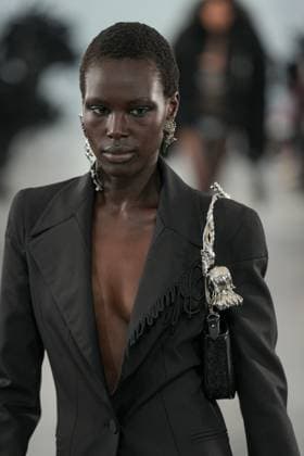 Milan, Milan Women s Fashion Week: Fall Winter 2025 26 - Women s Fashion, Fall Winter 2025 26 - Blumarine fashion show - catwalk in the photo: Model  Copyright: xRiccardoxGIordanox xipa-agency.netx xRiccardoxGIordanox IPA_Agency_IPA54644601