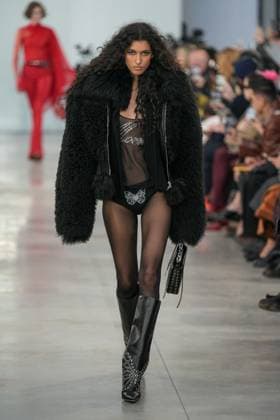 Milan, Milan Women s Fashion Week: Fall Winter 2025 26 - Women s Fashion, Fall Winter 2025 26 - Blumarine fashion show - catwalk in the photo: Model  Copyright: xRiccardoxGIordanox xipa-agency.netx xRiccardoxGIordanox IPA_Agency_IPA54644612