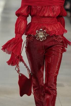 Milan, Milan Women s Fashion Week: Fall Winter 2025 26 - Women s Fashion, Fall Winter 2025 26 - Blumarine fashion show - catwalk in the photo: Model  Copyright: xRiccardoxGIordanox xipa-agency.netx xRiccardoxGIordanox IPA_Agency_IPA54644682
