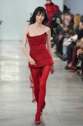 Milan, Milan Women s Fashion Week: Fall Winter 2025 26 - Women s Fashion, Fall Winter 2025 26 - Blumarine fashion show - catwalk in the photo: Steinberg  Copyright: xRiccardoxGIordanox xipa-agency.netx xRiccardoxGIordanox IPA_Agency_IPA54644809