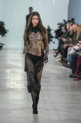Milan, Milan Women s Fashion Week: Fall Winter 2025 26 - Women s Fashion, Fall Winter 2025 26 - Blumarine fashion show - catwalk in the photo: Model  Copyright: xRiccardoxGIordanox xipa-agency.netx xRiccardoxGIordanox IPA_Agency_IPA54645007