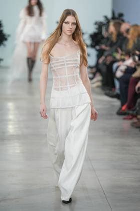 Milan, Milan Women s Fashion Week: Fall Winter 2025 26 - Women s Fashion, Fall Winter 2025 26 - Blumarine fashion show - catwalk in the photo: Model  Copyright: xRiccardoxGIordanox xipa-agency.netx xRiccardoxGIordanox IPA_Agency_IPA54645047