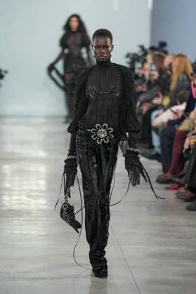 Milan, Milan Women s Fashion Week: Fall Winter 2025 26 - Women s Fashion, Fall Winter 2025 26 - Blumarine fashion show - catwalk in the photo: Model  Copyright: xRiccardoxGIordanox xipa-agency.netx xRiccardoxGIordanox IPA_Agency_IPA54645076