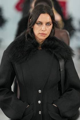 Milan, Milan Women s Fashion Week: Fall Winter 2025 26 - Women s Fashion, Fall Winter 2025 26 - Blumarine fashion show - catwalk in the photo: Irina Shayk  Copyright: xRiccardoxGIordanox xipa-agency.netx xRiccardoxGIordanox IPA_Agency_IPA54645126