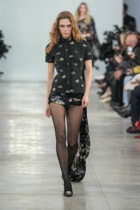 Milan, Italy: Milan, Milan Women s Fashion Week: Fall Winter 2025 26 - Women s Fashion, Fall Winter 2025 26 - Blumarine fashion show - catwalk in the photo: Model Milan Italy  - ZUMAp169 20250227_zea_p169_443 Copyright: xRiccardoxGIordanox