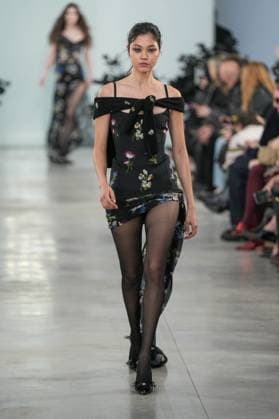 Milan, Italy: Milan, Milan Women s Fashion Week: Fall Winter 2025 26 - Women s Fashion, Fall Winter 2025 26 - Blumarine fashion show - catwalk in the photo: Model Milan Italy  - ZUMAp169 20250227_zea_p169_462 Copyright: xRiccardoxGIordanox