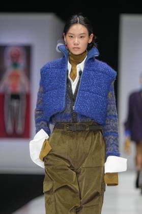 Milan, Milan Women s Fashion Week: Fall Winter 2025 26 - Women s Fashion, Fall Winter 2025 26 - Anteprima fashion show - catwalk in the photo: Model  Copyright: xRiccardoxGIordanox xipa-agency.netx xRiccardoxGIordanox IPA_Agency_IPA54645864