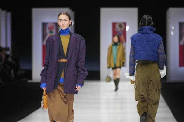 Milan, Milan Women s Fashion Week: Fall Winter 2025 26 - Women s Fashion, Fall Winter 2025 26 - Anteprima fashion show - catwalk in the photo: Model  Copyright: xRiccardoxGIordanox xipa-agency.netx xRiccardoxGIordanox IPA_Agency_IPA54645919