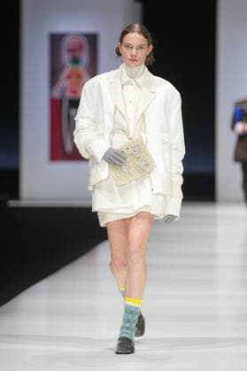Milan, Milan Women s Fashion Week: Fall Winter 2025 26 - Women s Fashion, Fall Winter 2025 26 - Anteprima fashion show - catwalk in the photo: Model  Copyright: xRiccardoxGIordanox xipa-agency.netx xRiccardoxGIordanox IPA_Agency_IPA54646045