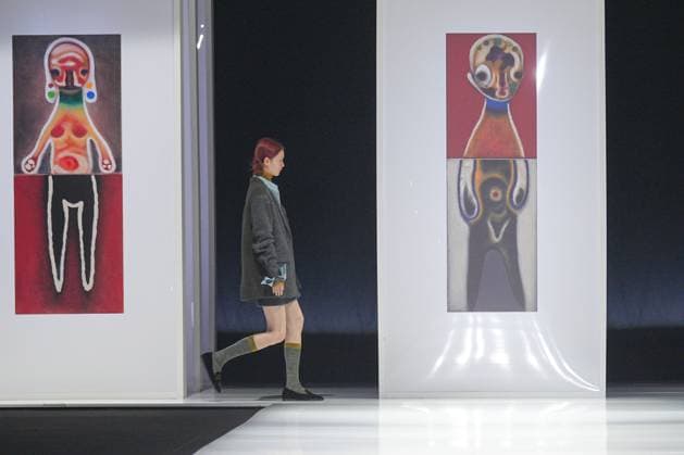 Milan, Milan Women s Fashion Week: Fall Winter 2025 26 - Women s Fashion, Fall Winter 2025 26 - Anteprima fashion show - catwalk in the photo: Model  Copyright: xRiccardoxGIordanox xipa-agency.netx xRiccardoxGIordanox IPA_Agency_IPA54646519
