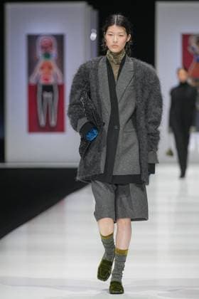 Milan, Milan Women s Fashion Week: Fall Winter 2025 26 - Preview Show - catwalk Milan, Milan Women s Fashion Week: Fall Winter 2025 26 - Women s Fashion, Fall Winter 2025 26 - Anteprima fashion show - catwalk in the photo: Model MILAN Italy  Copyright: xIPA ABACAx