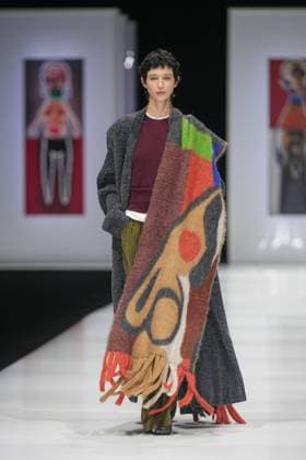 Milan, Milan Women s Fashion Week: Fall Winter 2025 26 - Preview Show - catwalk Milan, Milan Women s Fashion Week: Fall Winter 2025 26 - Women s Fashion, Fall Winter 2025 26 - Anteprima fashion show - catwalk in the photo: Model MILAN Italy  Copyright: xIPA ABACAx