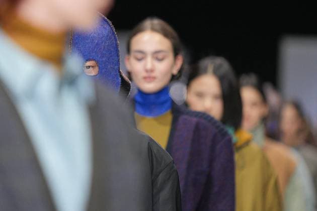 Milan, Milan Women s Fashion Week: Fall Winter 2025 26 - Preview Show - catwalk Milan, Milan Women s Fashion Week: Fall Winter 2025 26 - Women s Fashion, Fall Winter 2025 26 - Anteprima fashion show - catwalk in the photo: Model MILAN Italy  Copyright: xIPA ABACAx